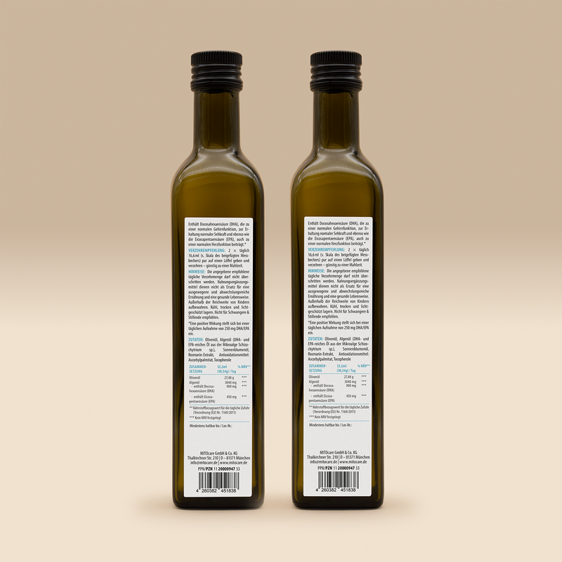 Olivenöl + Omega 3 (Monatspackung)