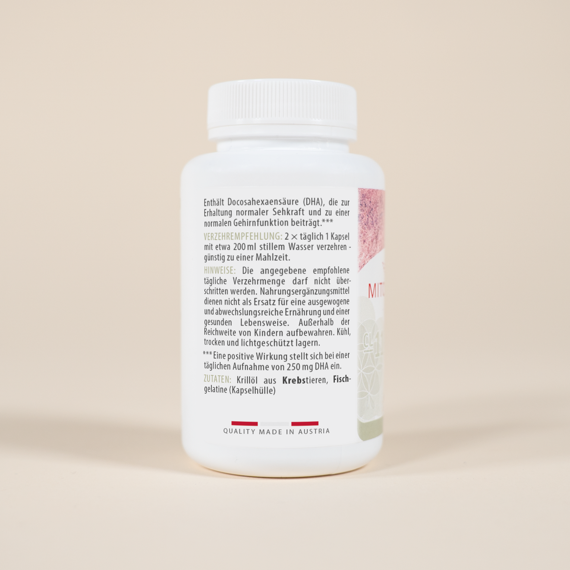 MITOcare Omega PL Produktfoto Beschreibung Inhalte