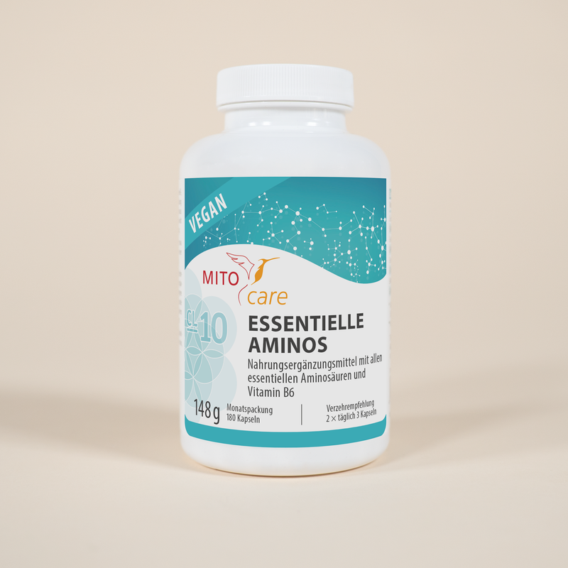 MITOcare Essentielle Aminos Supplement Produkt Cover