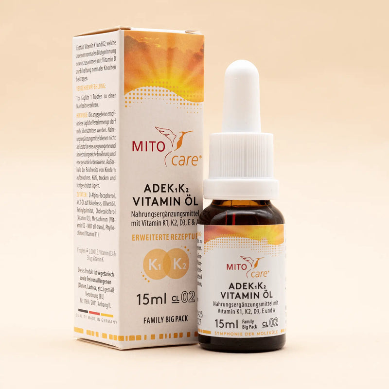 ADEK₁K₂ Vitamin Öl (K₁+K₂)