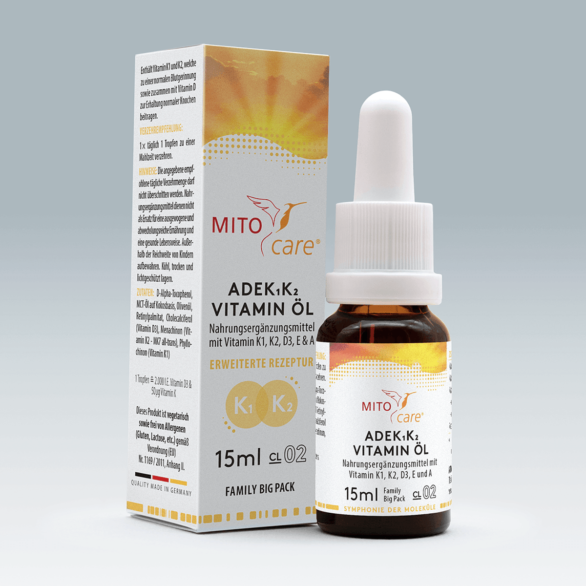 ADEK₁K₂ Vitamin Öl (K₁+K₂)