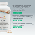 Trustpilot Bewertungszitate zum Produkt EAP - Produkt ansicht von vorne neben text