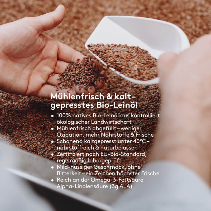 Organic virgin linseed oil 