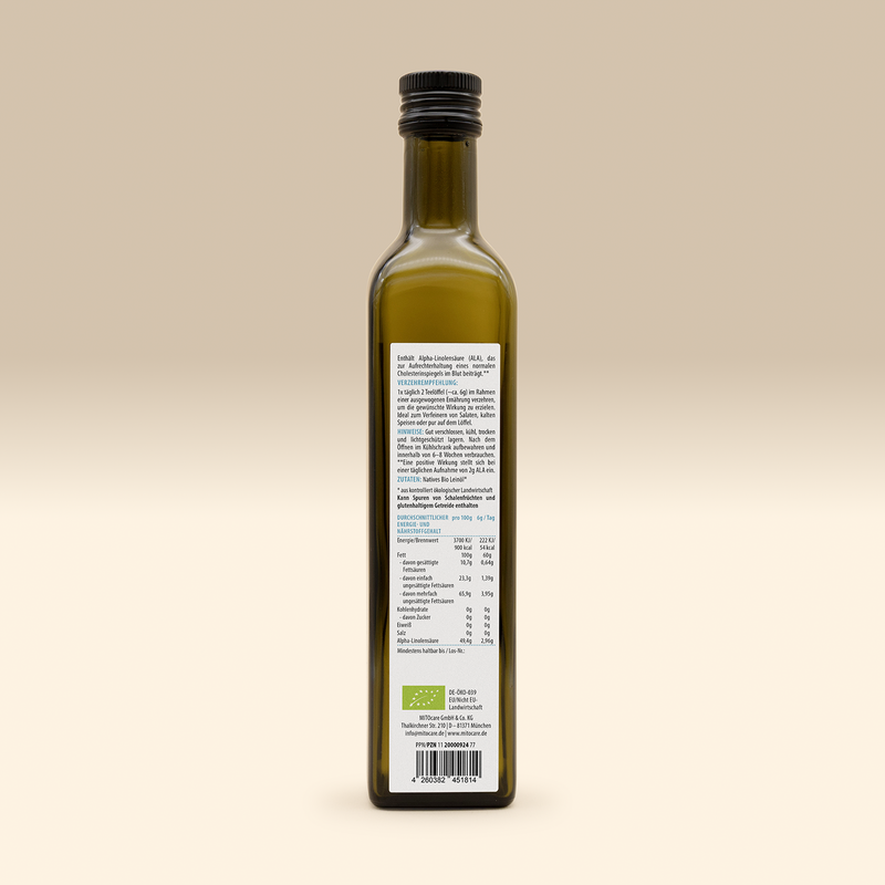 Organic virgin linseed oil 
