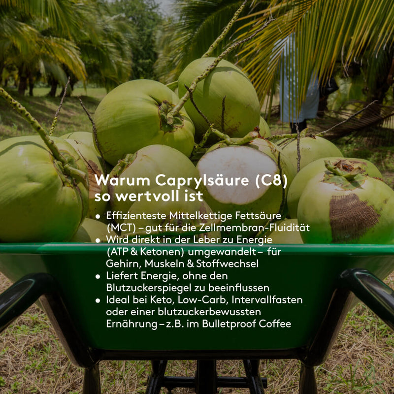 Organic MCT C8 oil