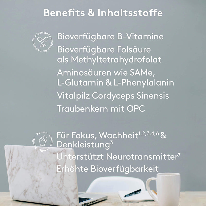 Benefits und Inhaltstoffe MITOcare NEUROaktiv