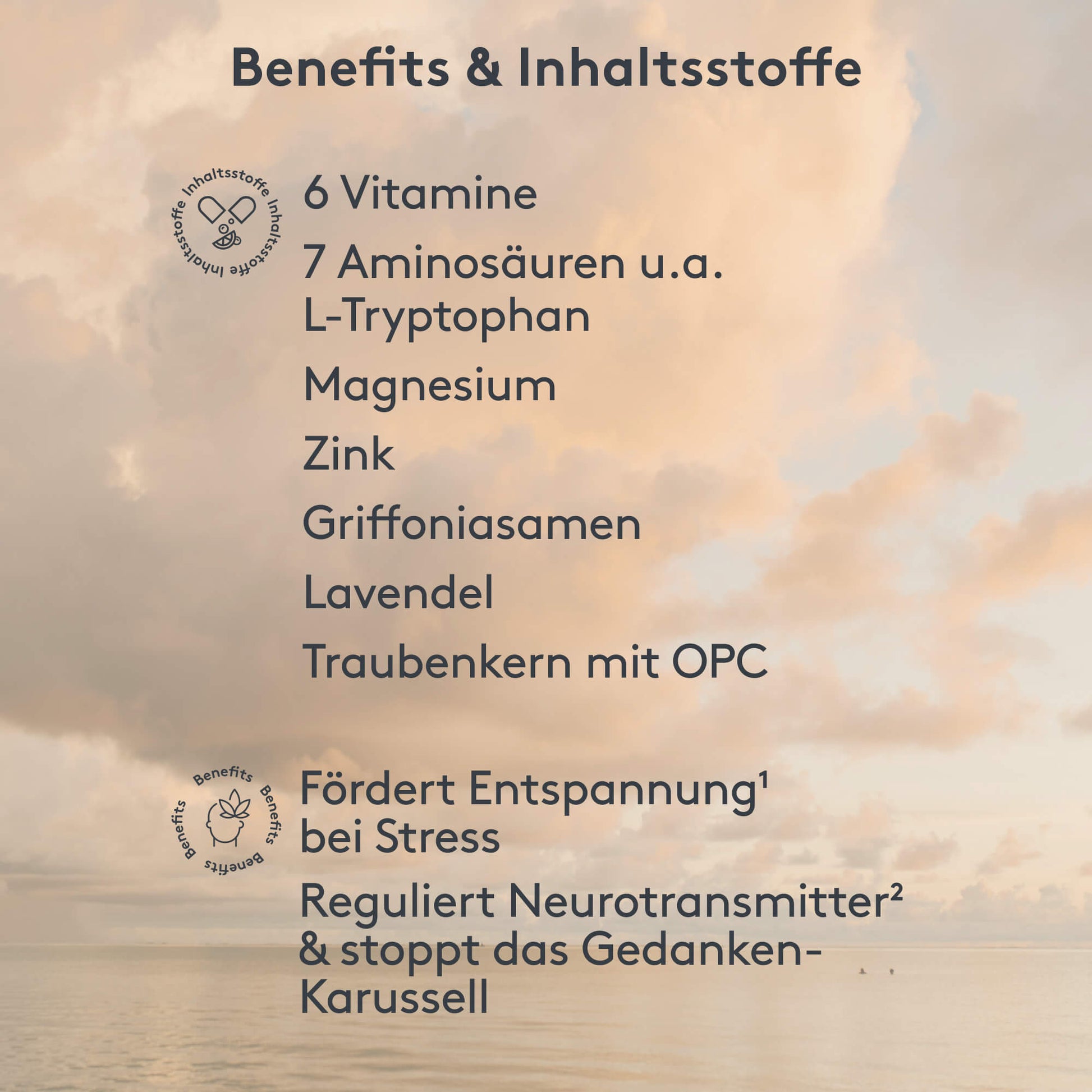 Benefits und Inhaltstoffe MITOcare NEUROtonin