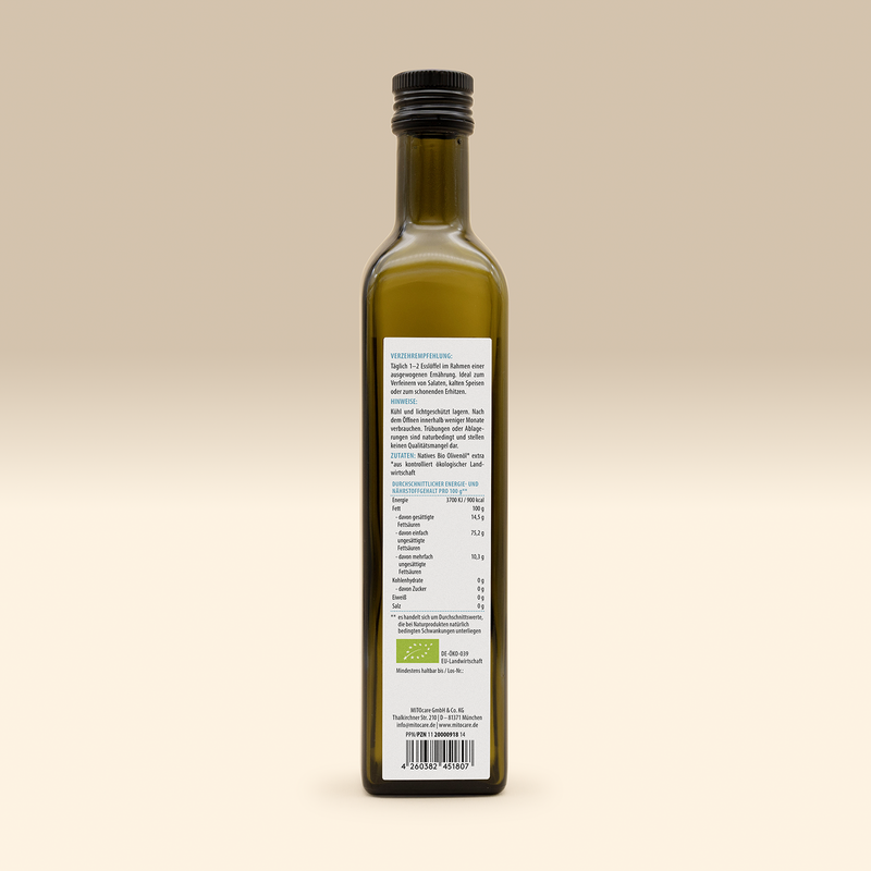 Organic extra virgin olive oil