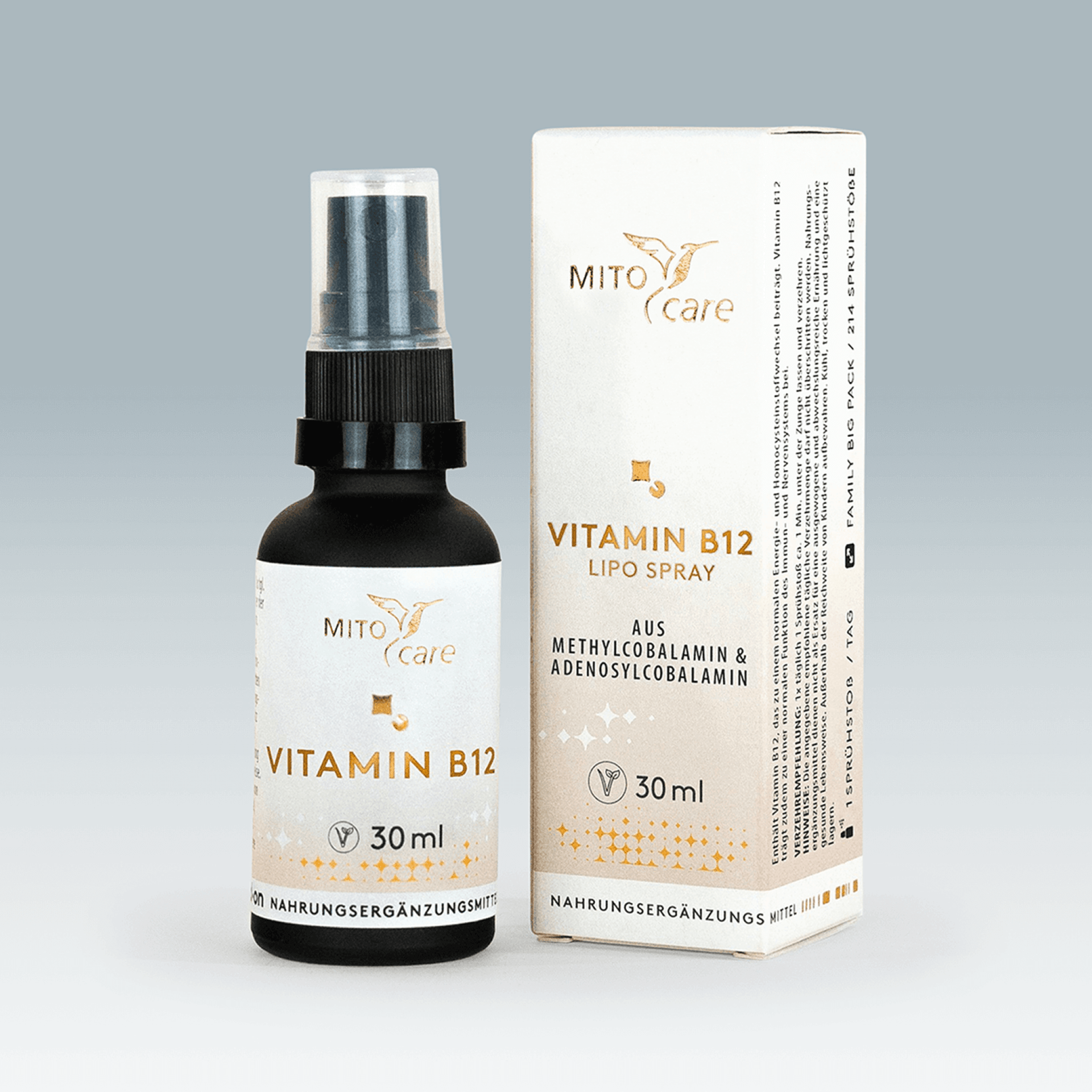 Vitamin B12, spray, fast effect | MITOcare Vitamin B12, spray, fast effect | MITOcare