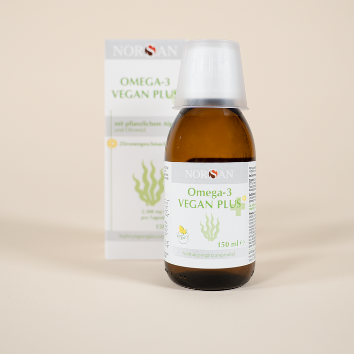 Omega-3 Vegan lemon-flavored algae oil, 100 ml Norsan